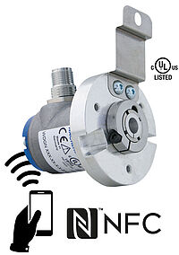 NFC Drehgeber - encoder WDGN 58E radial