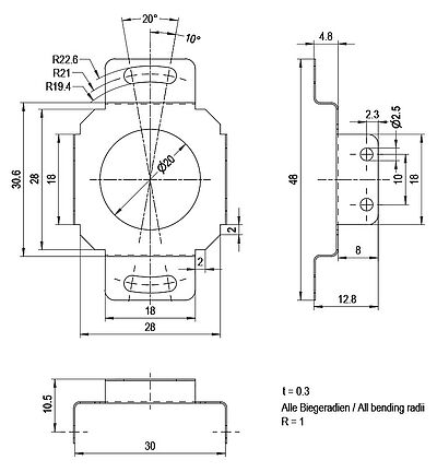 Z WDGDS10016 Federblech Drehgeber