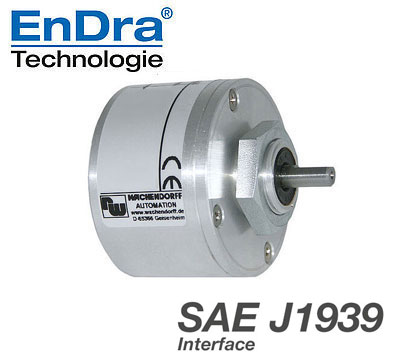 Drehgeber - encoder WDGA 50V SAE J1939