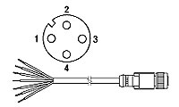 KI467 Drehgeber Kabeldose