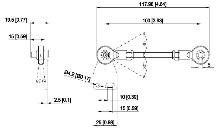 Zeichnung drawing Drehmonentstütze torque support WDGDS10020 Zeichnung drawing Drehmonentstütze torque support WDGDS10020