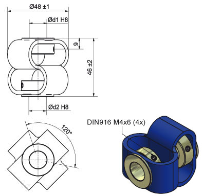 Z DSK48 coupling encoder Z DSK48 coupling encoder