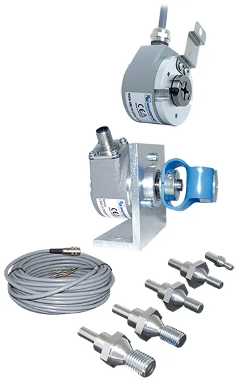 Mounting kit with shaft or hollow shaft encoder Mounting kit with shaft or hollow shaft encoder